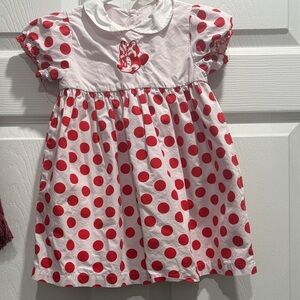 Polka Dot Kids Dress - Red and White